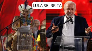 LÍDER INDÍGENA JANTOU LULA E FEZ CRÍTICAS PESADAS AO GOVERNO ELE SE IRRITA