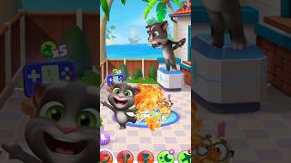 Little tom new super power unlocked 🤣🎃#mytalkingtom2 #shorts #funny #trending #animation #mytom2