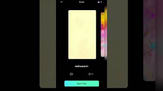 Make Your Own Holi Themed Video Using Filmora Mobile| #FilmoraHoli #shorts