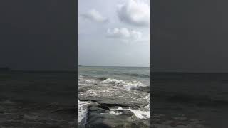 The waves reflect my emotions: finding solace in sadness at the beach. #beach #ngwesaung #myanmar