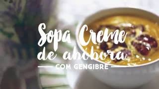 SOPA CREME DE ABÓBORA COM GENGIBRE | EP.22