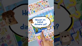 🎨 Ide Bermain Stiker 3D | Hewan Ini Hidup Dimana ya? - Kai Toys Ide Bermain Anak  #edukasi #diy