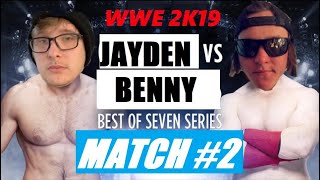 Benny Vs. Jayden: Best Of Seven Series - Match #2 - Steel Cage Match (WWE 2K19)