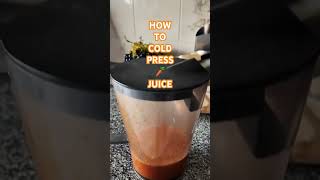 HOW TO COLD PRESS 🥕 SAFELY?