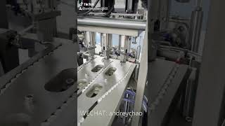 Medical 3 triple port valve joint connector automatic assembling welding making machine mould