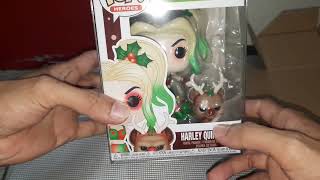 HARLEY QUINN WITH HELPER 357 UNBOXING FUNKO POP SUPER HEROES SOLD