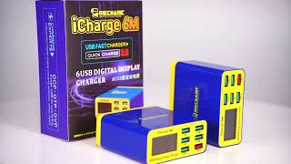 Mechanic ICharge 6M LCD Digital Display Fast Charger