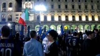 L'inter vince lo scudetto..putiferio in piazza duomo!