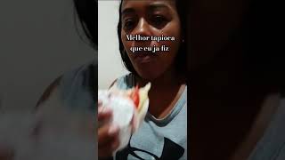 tapioca de pizza e ficou uma delícia