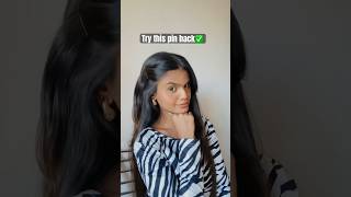 Try this pin hack ✅ #hairhacks #hairstyletutorial #shortsvideo #explore #hairtutorial