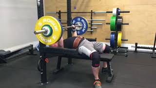 1/15/18 Bench 1ct Pause 222.5x4 @8.5 ws 4/6