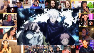 Jujutsu Kaisen Episode 7 | Reaction Mashup | Gojo Satoru  Domain Expantion