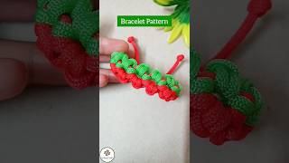 Macrame Flower Knot Bracelet DIY😍 #shorts #diy #macrame #youtubeshorts