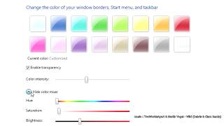 How to get auto colorization aero