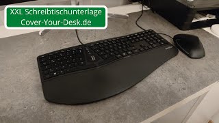 Schütze deinen Schreibtisch mit der XXL Schreibtischunterlage von Cover-Your-Desk.de