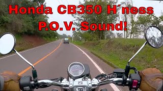 Honda CB350 H´ness | P.O.V. Sound | Despegando el motor | vía Bogotá - Zipacon | 4K