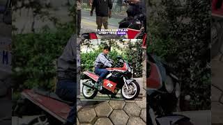 Suzuki GSXR 400 GK71A 1984 (First Gen) Motor Satria Baja Hitam?