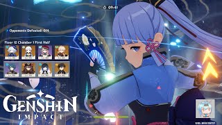 [Genshin Impact] Ayaka + Furina are a broken combo 😲 | 9⭐ Floor 12 | Spiral Abyss v4.4