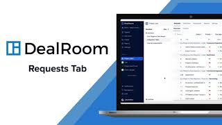 How to Navigate the Request Tab within DealRoom's Pipeline View