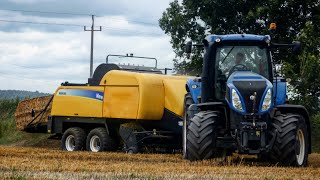 Prasowanie Słomy 2O21 z NH TEAM 🇵🇱 ☆ New Holland T8.275 & New Holland BB9080 ! ☆ AGRO Wiesniak™