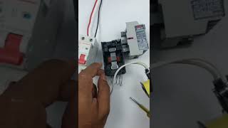 Contactor inside view