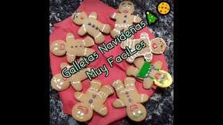 Galletas de Jengibre Navideñas🍪🎄!!! II Cocinando Con Valeria