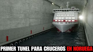 ¿Cómo es el PRIMER túnel para cruceros del MUNDO en Noruega?