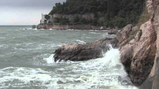 Mareggiata d'autunno a Miramare