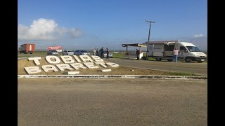 Viajando de carro em Tobias Barreto, Sergipe, Brasil.