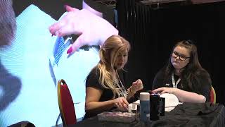 Creative Academy - Gelish Polygel Live Demo at the Irish Beauty Show 2018