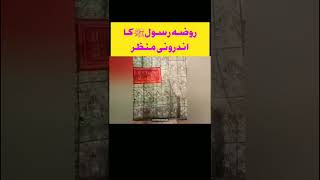 روضہ رسول ﷺ کا اندرونی منظر