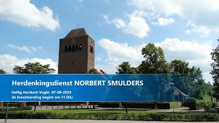 Heilig Hartkerk in Vught, Herdenkingsdienst Norbert Smulders, 7 september 2024, aanvang 11.00 u.