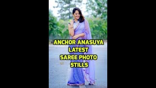 Anchor Anasuya Latest Saree Photo Stills