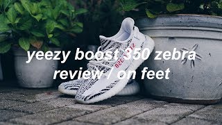 adidas YEEZY Boost 350 V2 Zebra Review/On Feet | philliper_