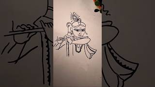 Krishna drawing very easy