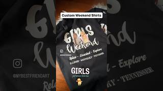 Another cool shirt design ✅ done 🌟 #customshirt #cricut #girlsjustwannahavefun #weekendvibes