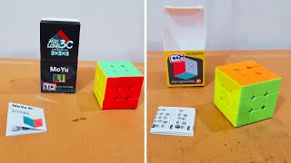 Unboxing and Review of Rubiks Cube 3x3 Cube High Speed and MoYu YJ 3x3x3 Speed Cube Stickerless