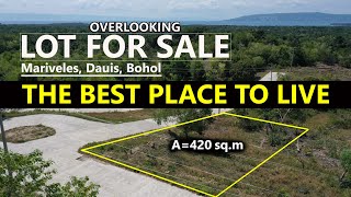 RUSH SALE. (420 sq.m) OVERLOOKING LOT MARIVELES, DAUIS PANGLAO ISLAND BOHOL. MONTEVERDE SUBDIVISION