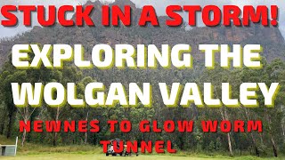 STUCK IN A STORM! EPIC Adventure! ALONE In The Glow Worm Tunnel! Exploring Wolgan Valley Wilderness!