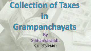 Levy & Collection of taxes