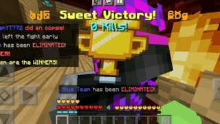 we got stuck together in a single hole but we win and how? must watch//hive skywars team