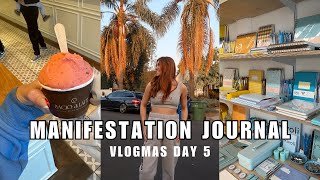 MANIFESTATION JOURNAL | VLOGMAS DAY 5