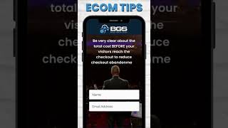 Ecom Tips From Build Grow Scale! #ecom #workshop #youtubeshorts #shopify #youtubechannel #subscribe