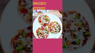 #RAMZAN❤SPECIAL# HOMEMADE#❣❣EASY BREADS PIZZA'S👌😋