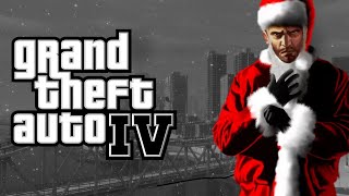 GTA IV зима в городе Либерти Сити зимний мод меняет все