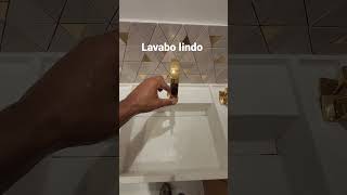 Lavabo está ficando lindo