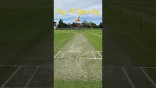 Day 1 - Game day 🏏.              #mowing #cricket #shorts #youtubeshorts #sports #icc #t20worldcup