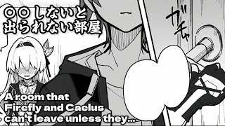 Caelus & Firefly can’t leave the room unless they... (Honkai Star Rail Comic Dub)