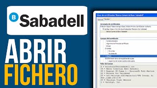 ✅Como Abrir un Fichero Encriptado De Banc Sabadell (Paso a Paso)🔴