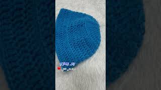 ‏Crochet the easiest and fastest hat for beginners كروشيه قبعة للمبتدئين 2024 #viral #crochet #love